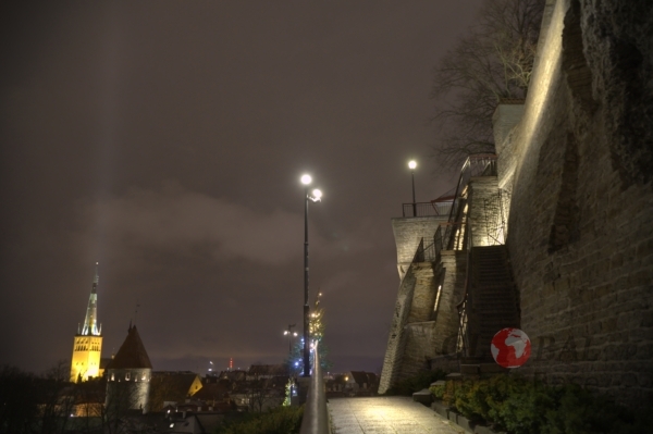 Tallinn Old Town at Night