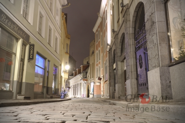 Tallinn Old Town at Night