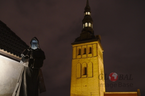 Tallinn Old Town at Night